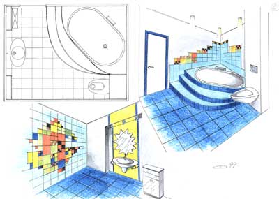 Ванные комнаты (планировочные решения)