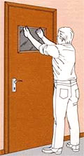 Как вставить стекло в дверь